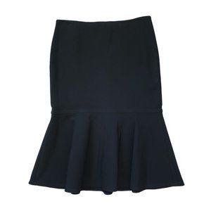 Yigal Azrouel NWT Black Skirt Peplum Pencil Solid Ruffle 6